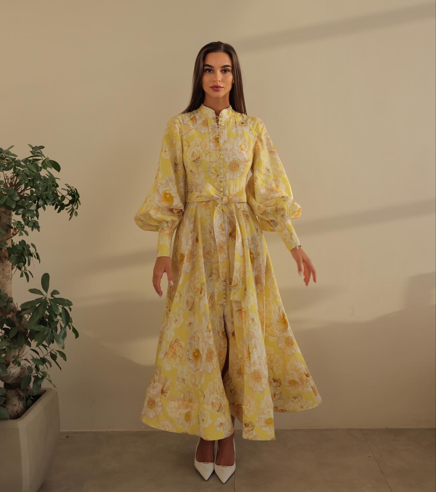 Midi Linen Dress