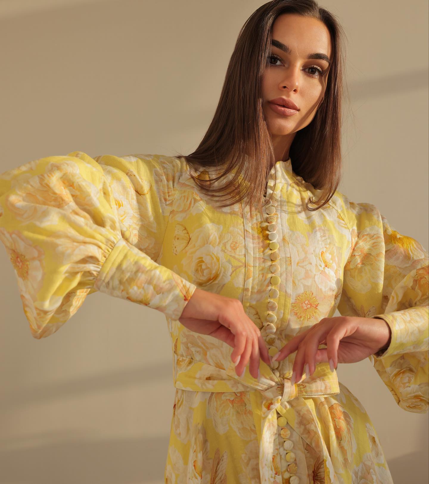 Midi Linen Dress