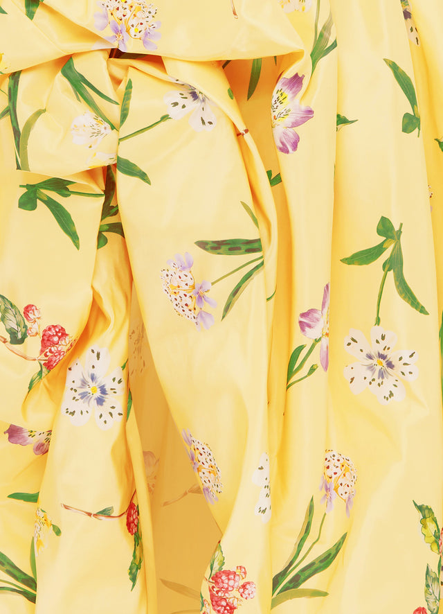 Voluminous Gown - Wild Flower In Sorbet