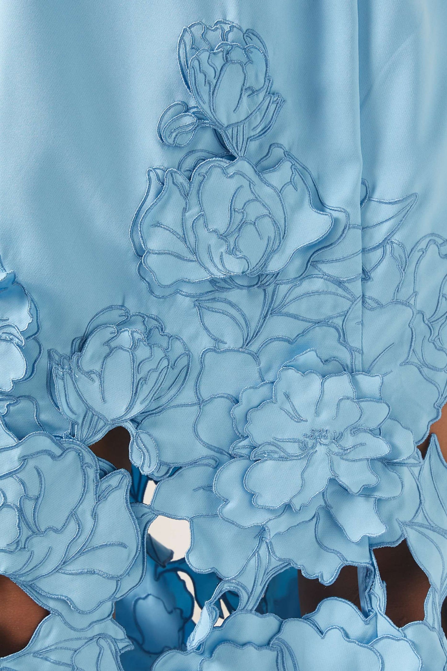 Appliqué Midi Dress In Viscose