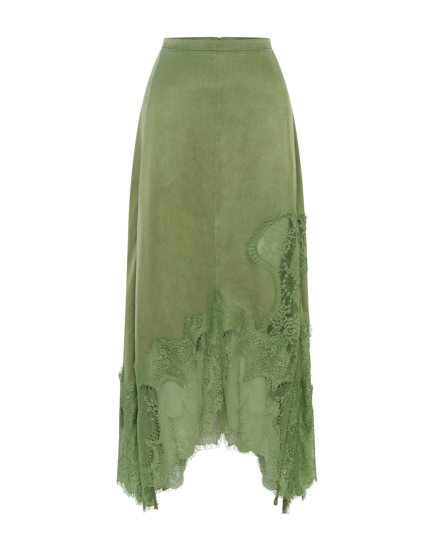 VISIONS LACE TOP AND HANKERCHIEF SKIRT