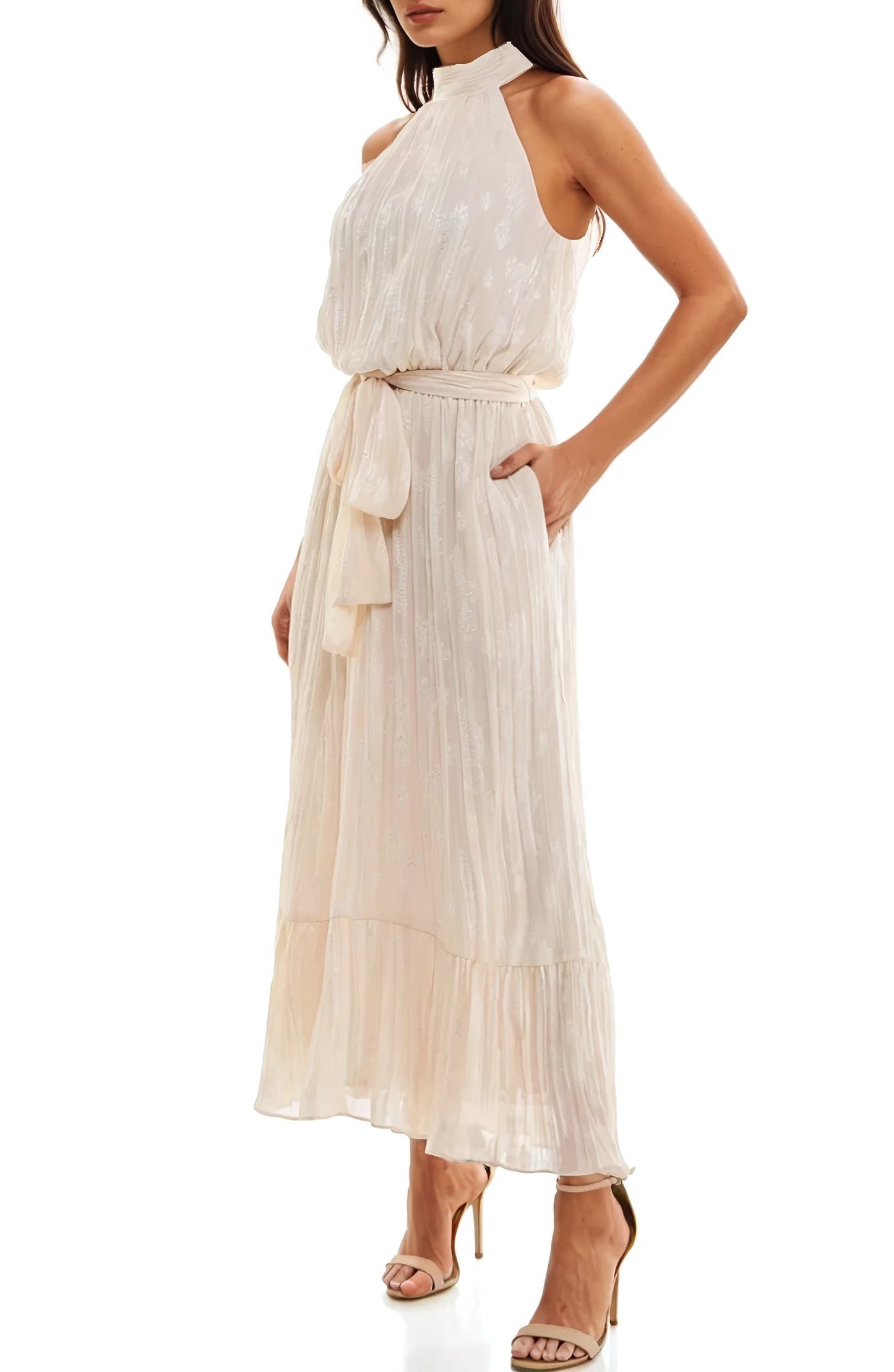 Chiffon Cocktail Maxi Dress