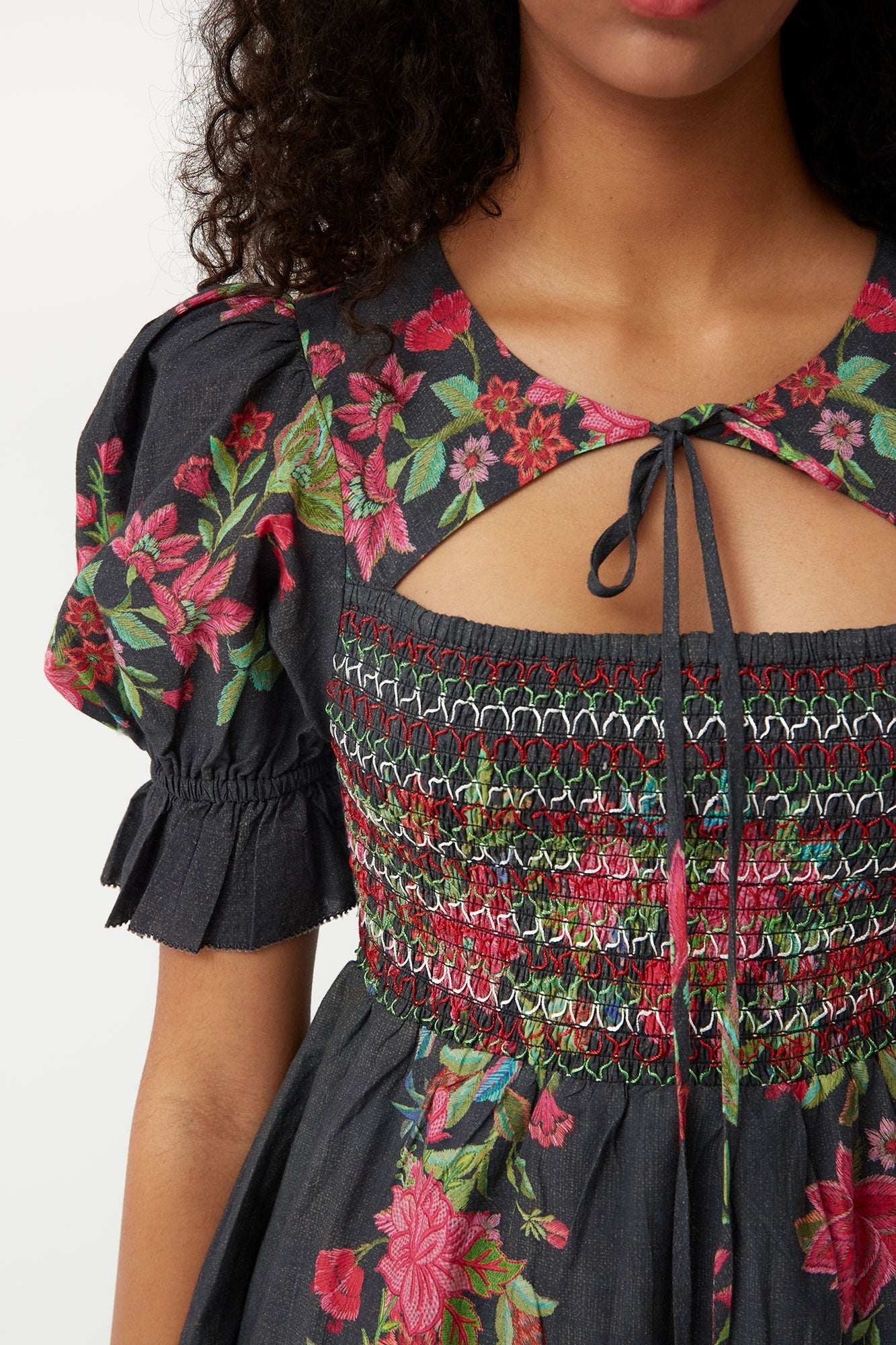 Black Printed Dress