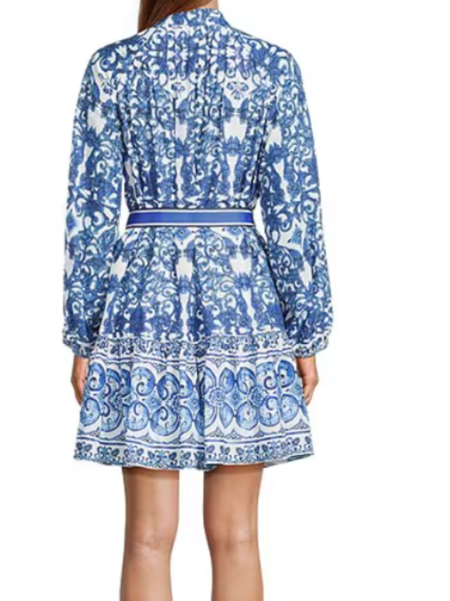 Printed Mini Dress