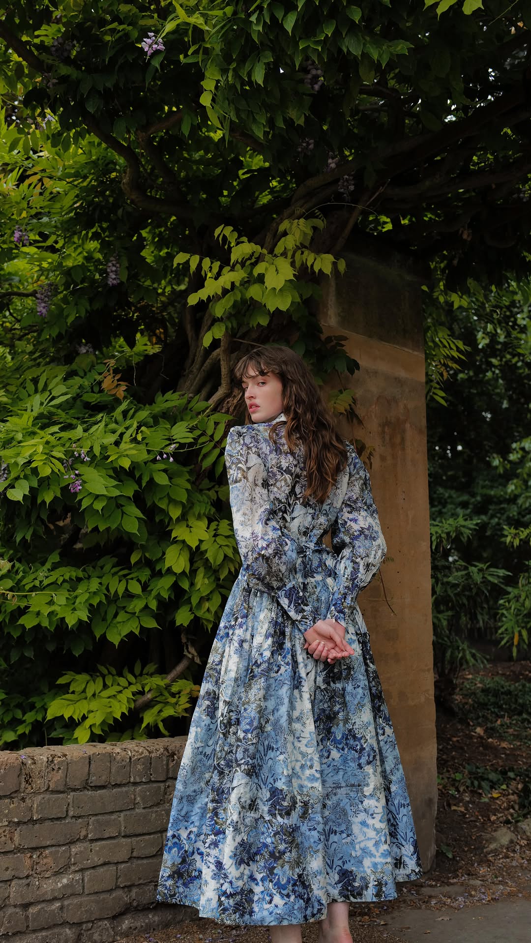 Silk Shirt Maxi Dress