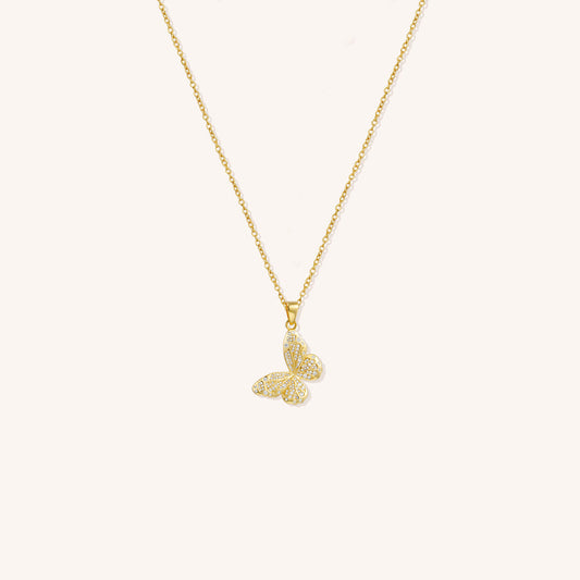 Butterfly Pendant Necklace