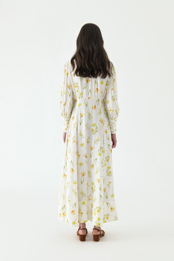 Collar Maxi Shirt Dress