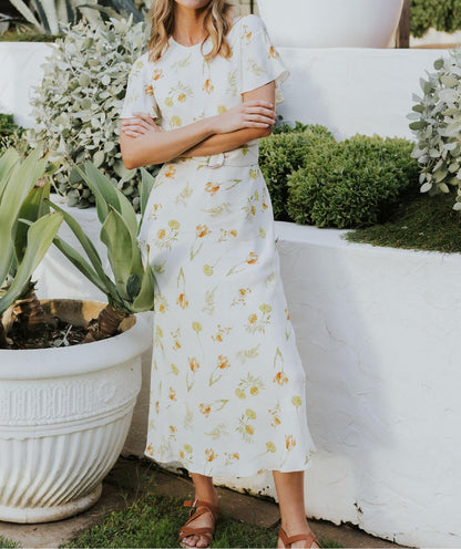 Juliet Belt Midi Dress