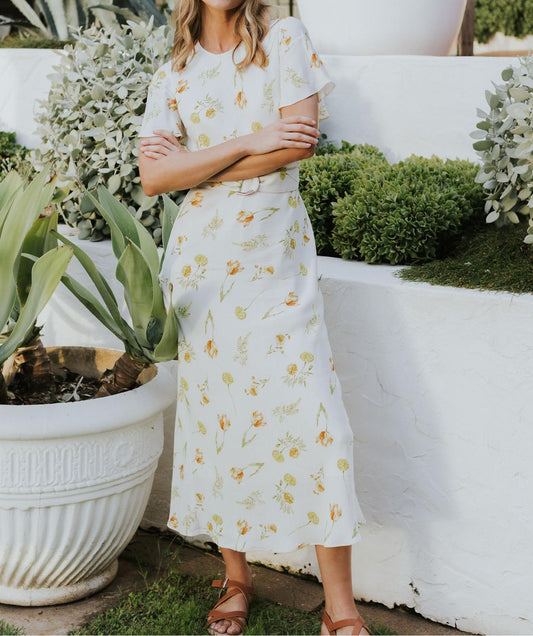 Juliet Belt Midi Dress