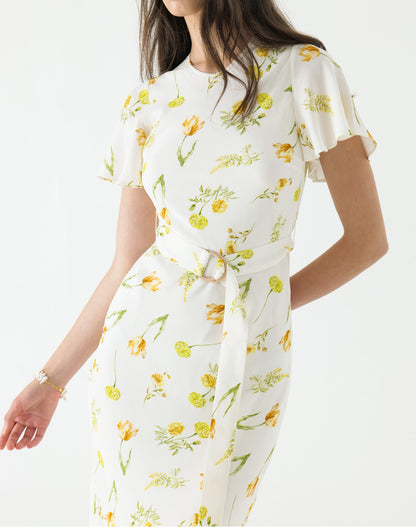 Juliet Belt Midi Dress