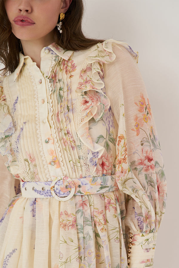 Primrose Silk Mini Dress