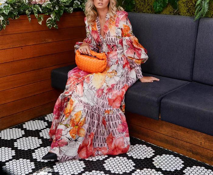 BOTANICAL GARDEN MAXI DRESS