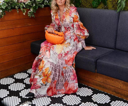 BOTANICAL GARDEN MAXI DRESS