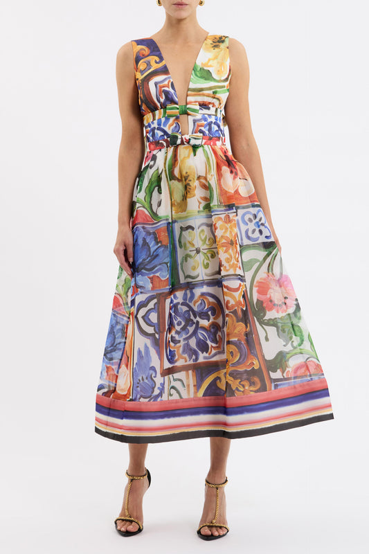 Bow Midi Dress