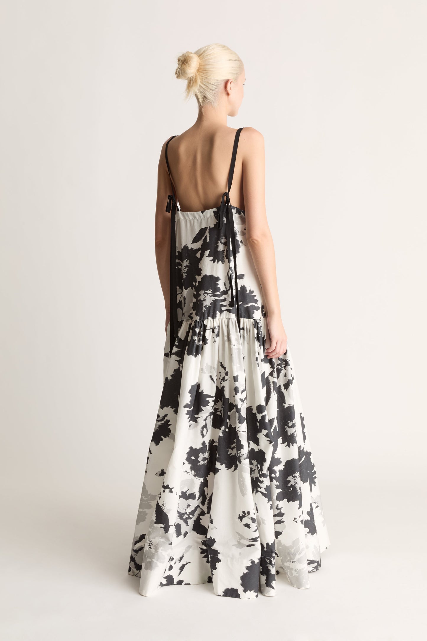 Cherry Cami Dress In White