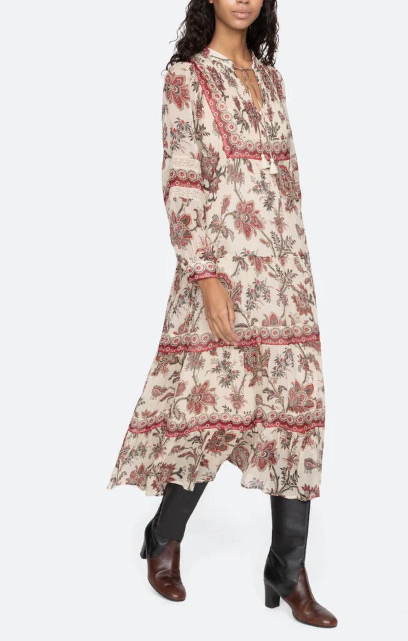 Floral Print Long Dress