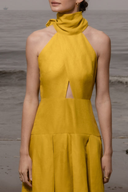 Dandelion Linen Ginger Dress