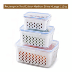 4-in-1 Produce Storage Containers (3-Pack Set)