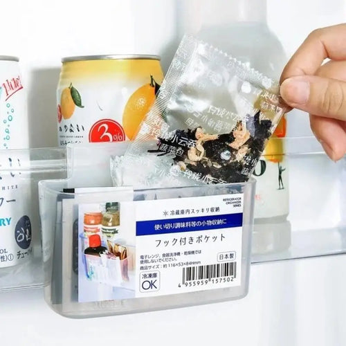Clear Stackable Fridge Organizer Bins