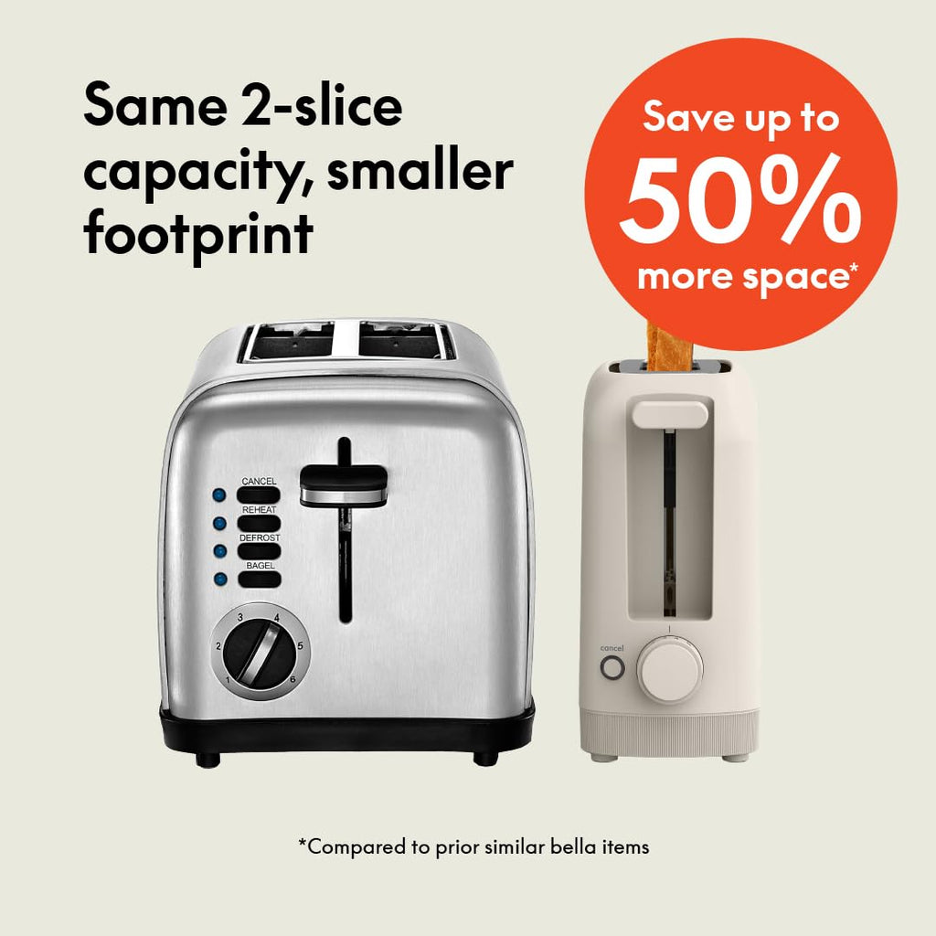 Slim 2-Slice Toaster — Fits Anywhere