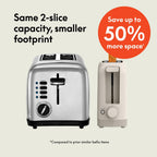 Slim 2-Slice Toaster — Fits Anywhere