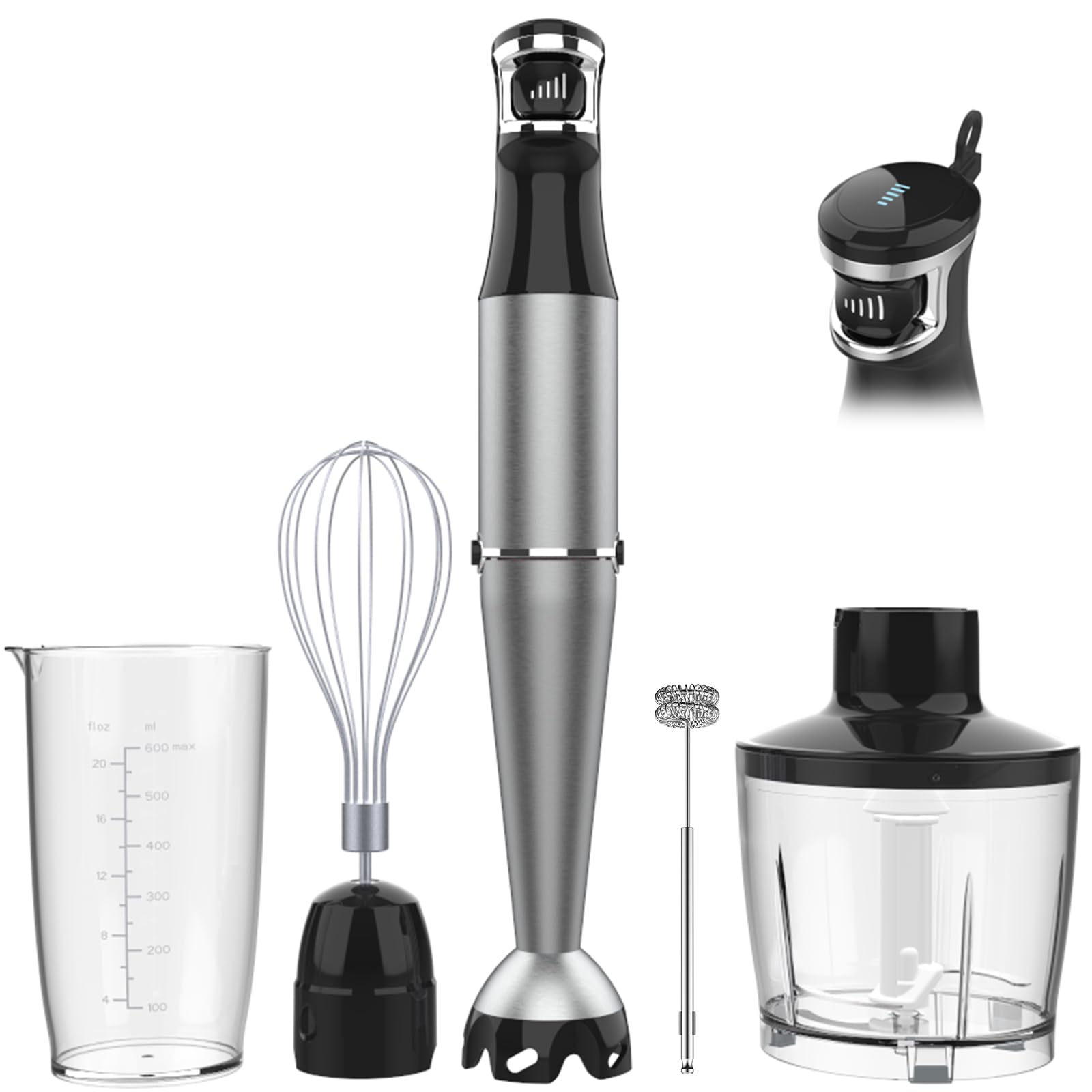 5-in-1 Immersion Hand Blender Set, 1100W