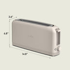 Slim 2-Slice Toaster — Fits Anywhere