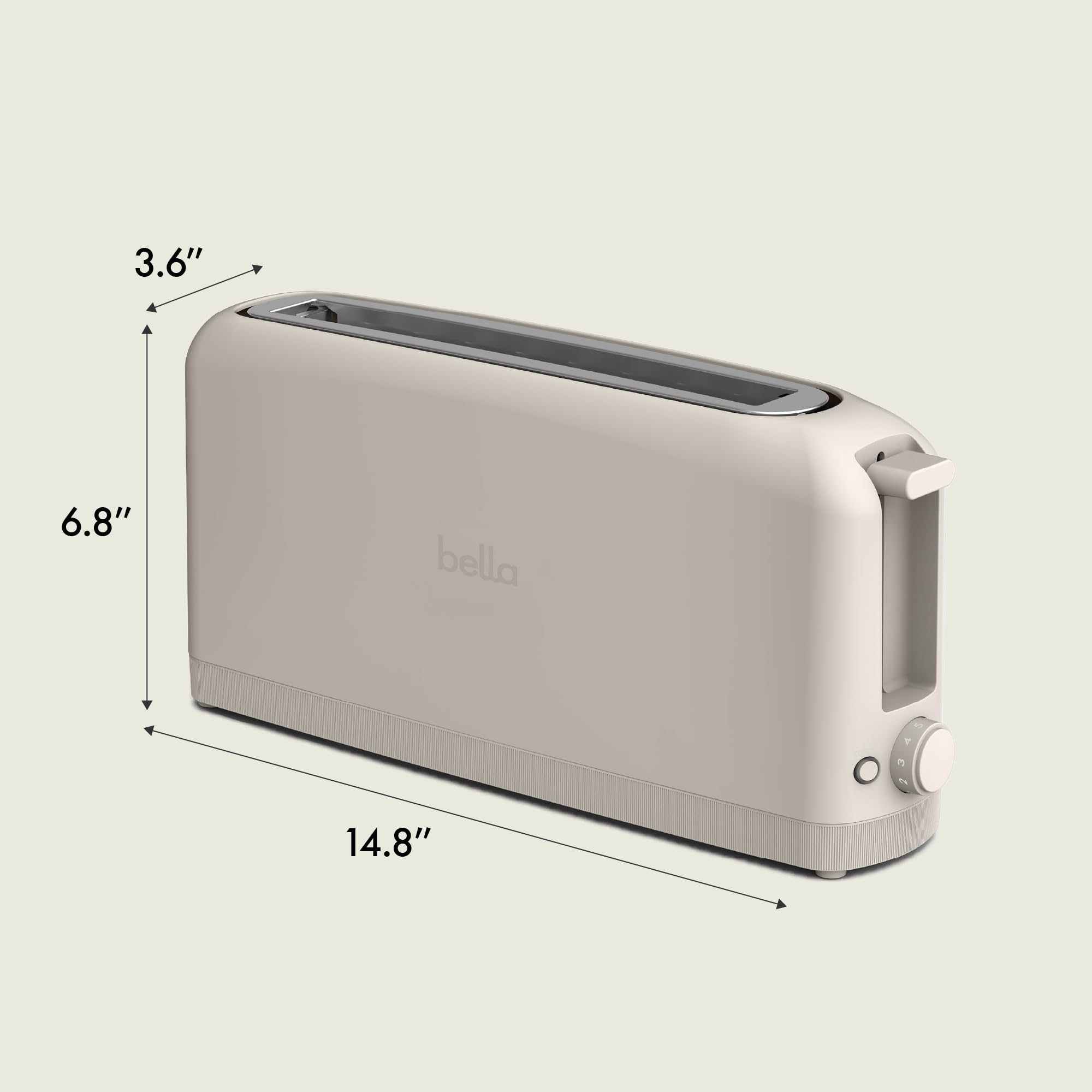 Slim 2-Slice Toaster — Fits Anywhere
