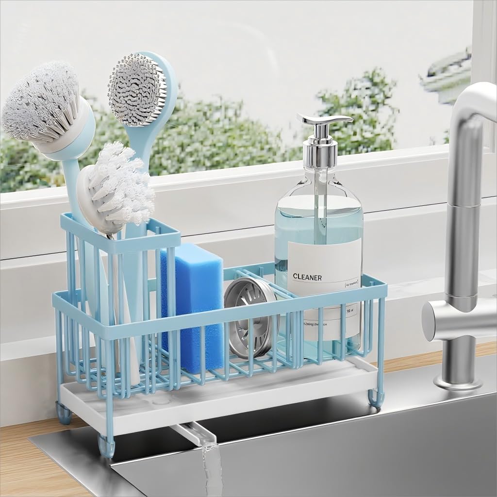 Stainless Steel Sink Caddy & Sponge Holder