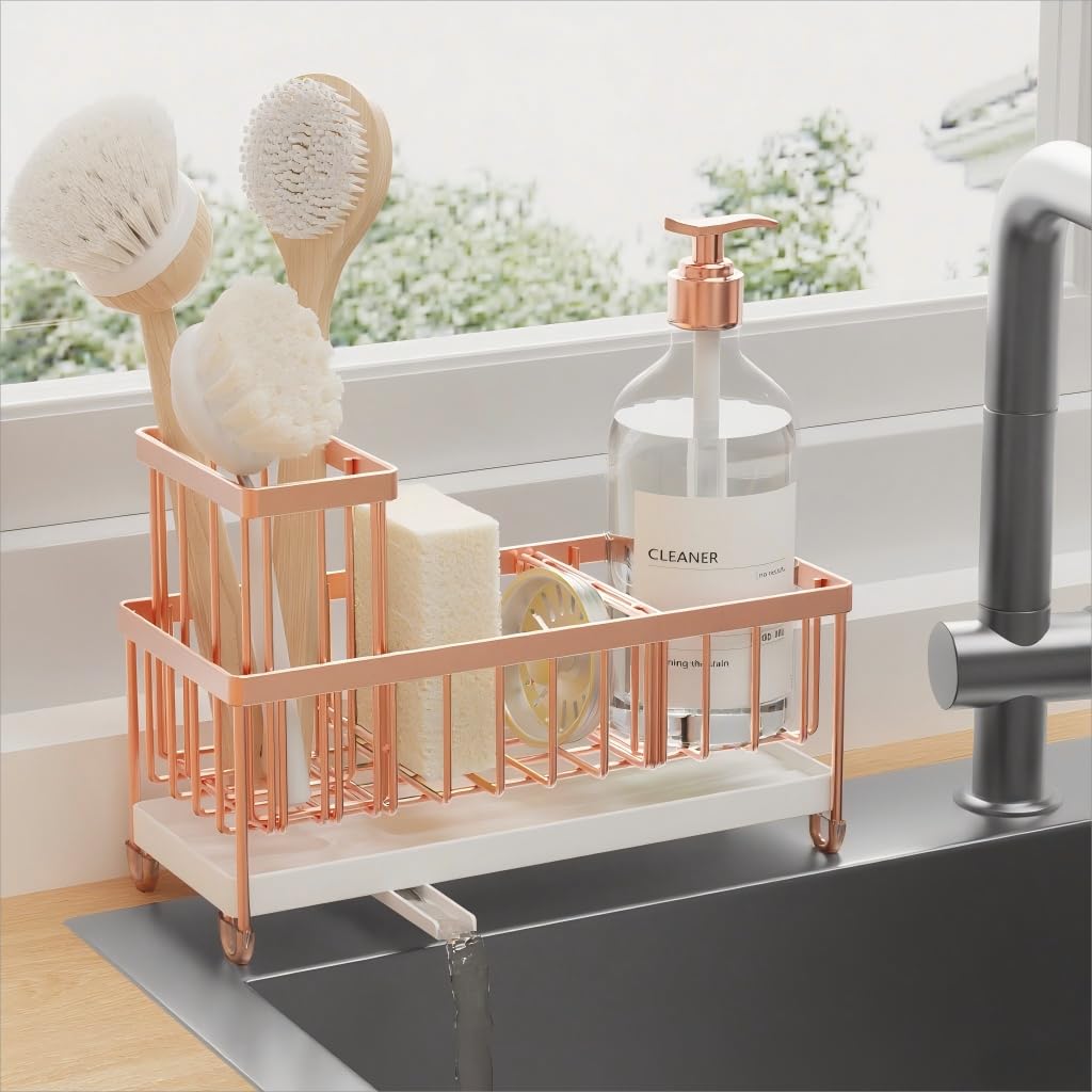Stainless Steel Sink Caddy & Sponge Holder