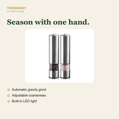 Automatic Salt & Pepper Grinder Set – view 2