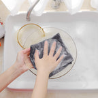 Waffle Weave Cotton Dish Cloths — 6 Pack