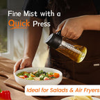 Glass Olive Oil Sprayer — 2-in-1 Mister & Dispenser