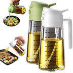 Glass Olive Oil Sprayer — 2-in-1 Mister & Dispenser