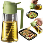 Glass Olive Oil Sprayer — 2-in-1 Mister & Dispenser