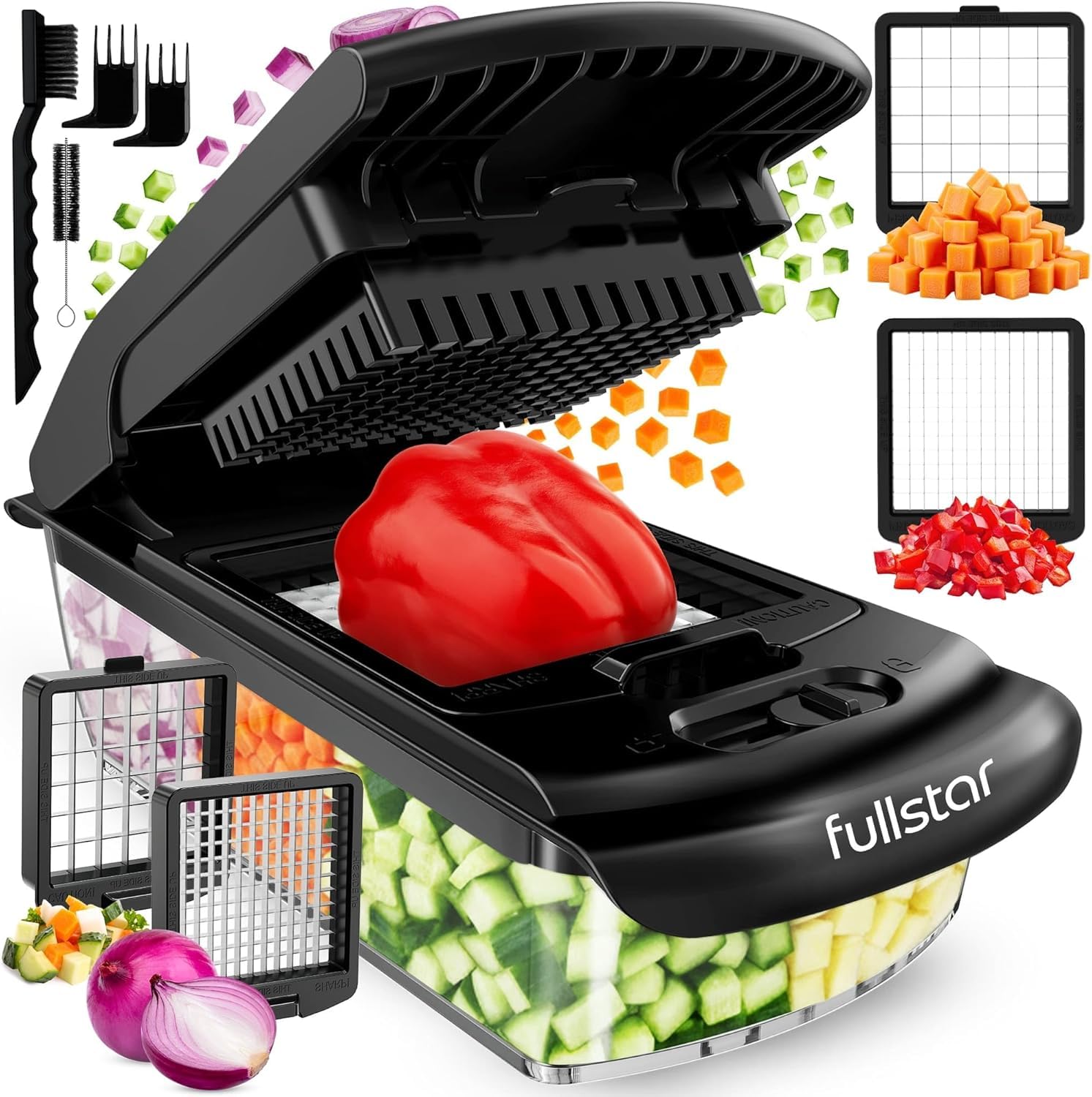 Pro Vegetable Chopper & Spiralizer with Container