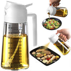 Glass Olive Oil Sprayer — 2-in-1 Mister & Dispenser