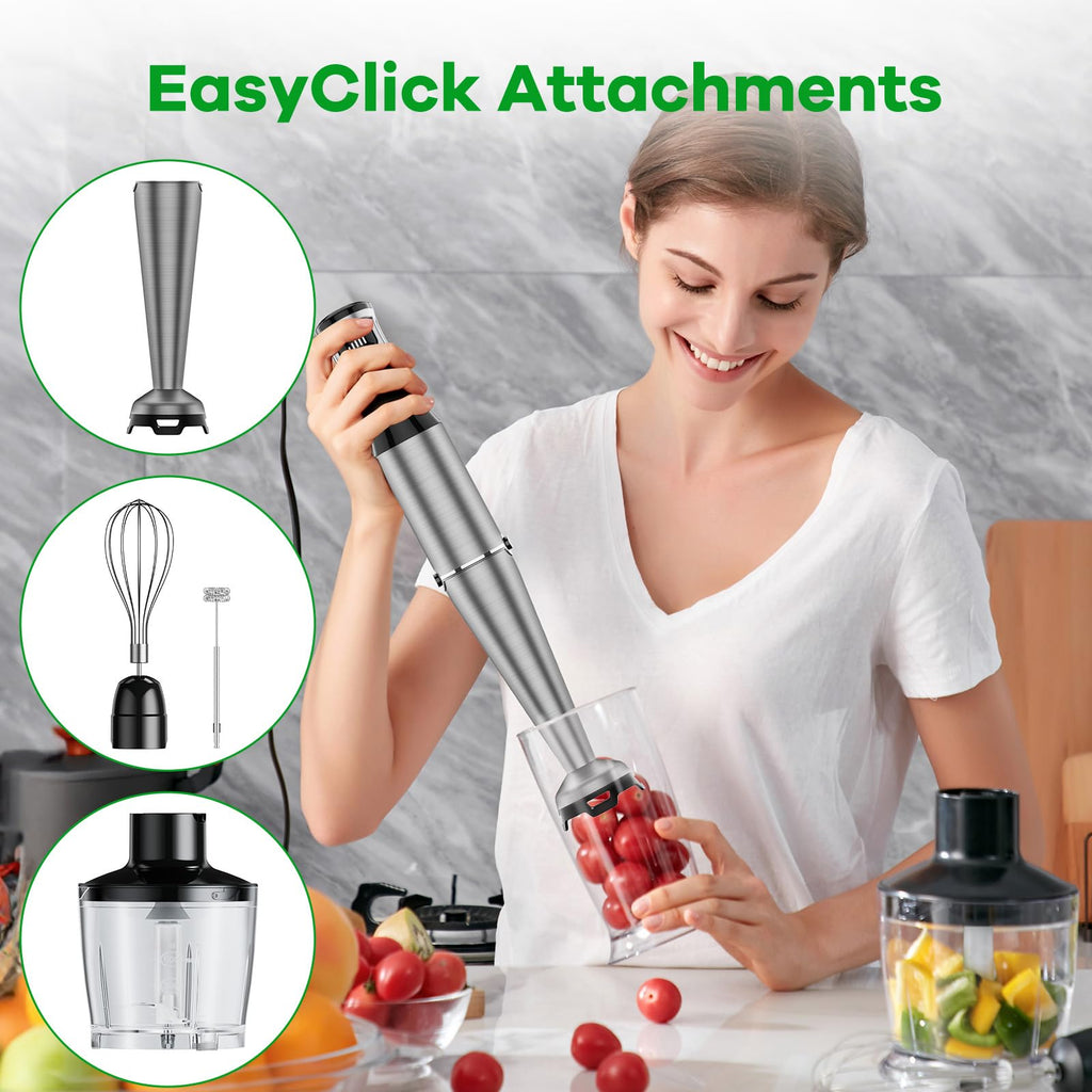 5-in-1 Immersion Hand Blender Set, 1100W