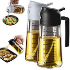 Glass Olive Oil Sprayer — 2-in-1 Mister & Dispenser