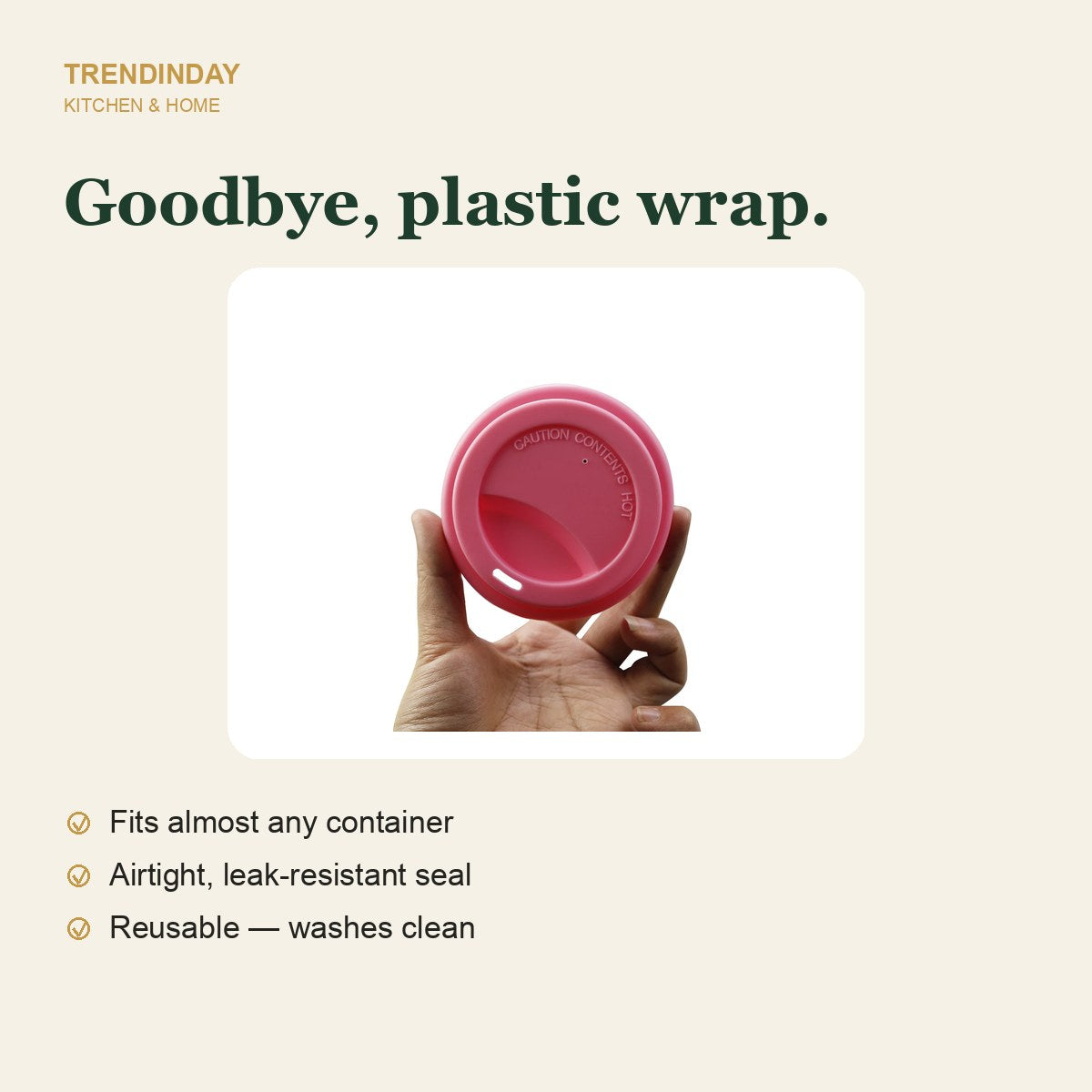 Reusable Silicone Stretch Lids — Set of 6 – view 4
