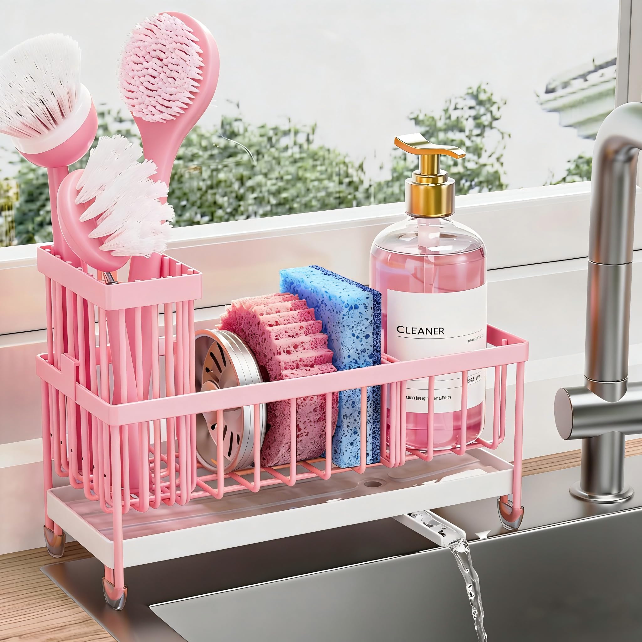 Stainless Steel Sink Caddy & Sponge Holder