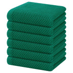 Waffle Weave Cotton Dish Cloths — 6 Pack