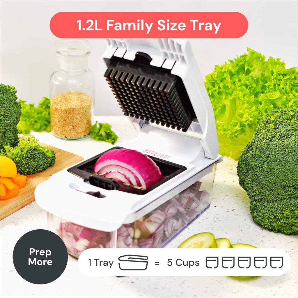 Pro Vegetable Chopper & Spiralizer with Container
