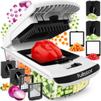 Pro Vegetable Chopper & Spiralizer with Container