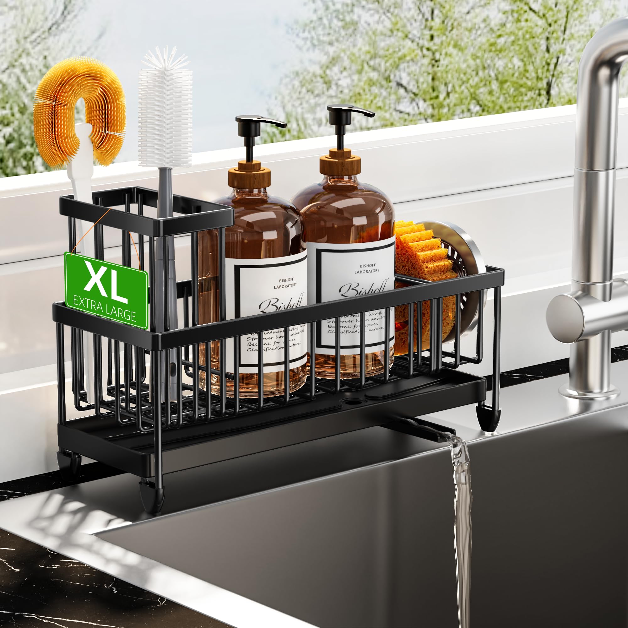 Stainless Steel Sink Caddy & Sponge Holder