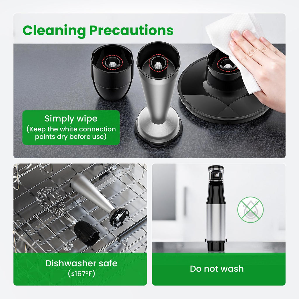 5-in-1 Immersion Hand Blender Set, 1100W