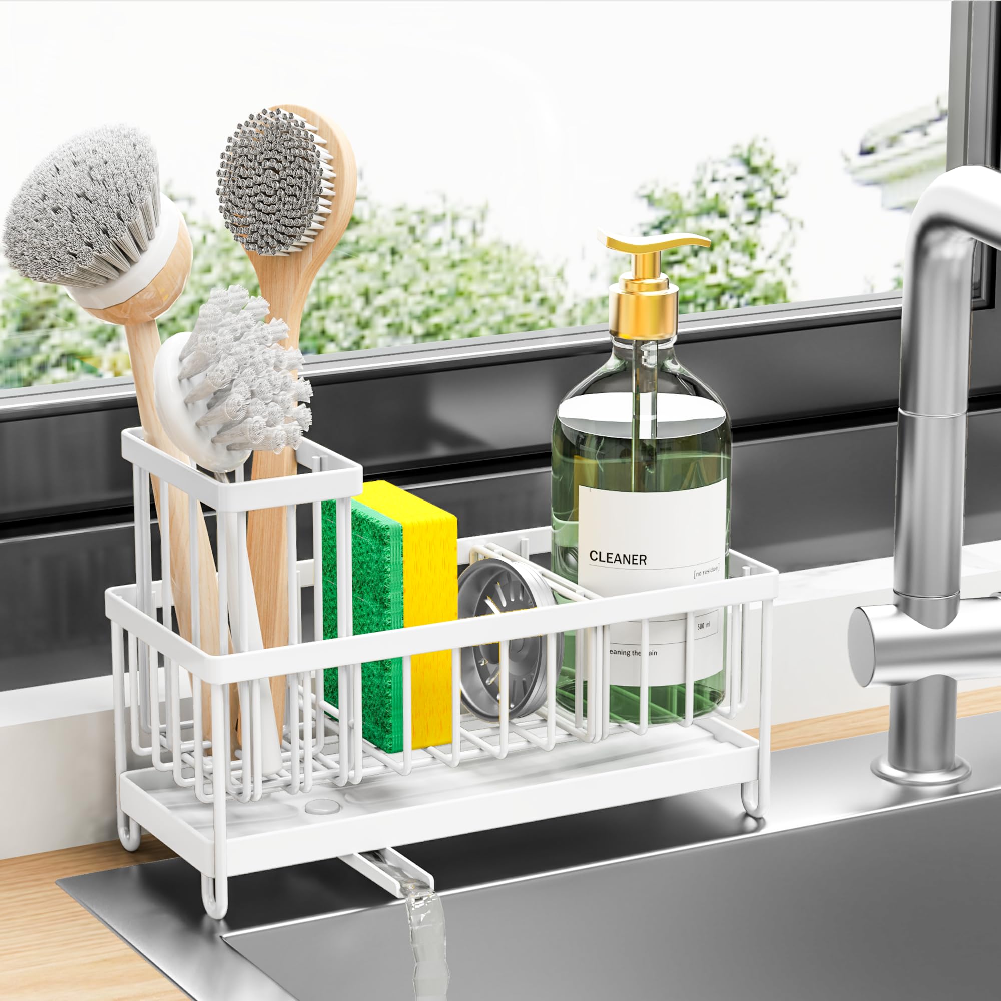 Stainless Steel Sink Caddy & Sponge Holder