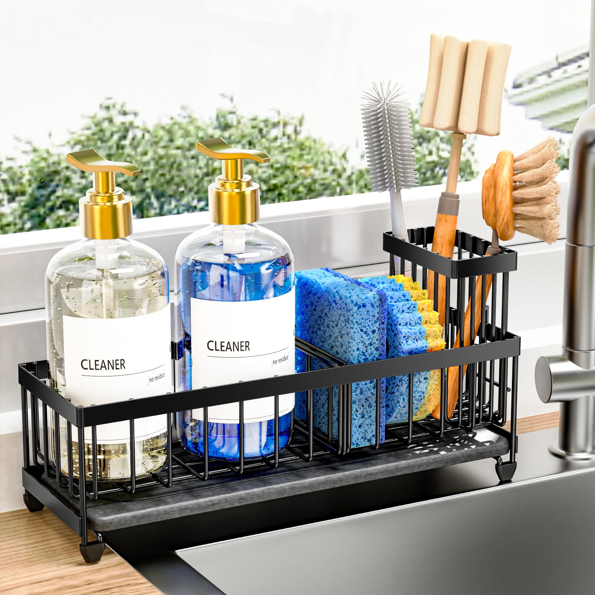 Stainless Steel Sink Caddy & Sponge Holder