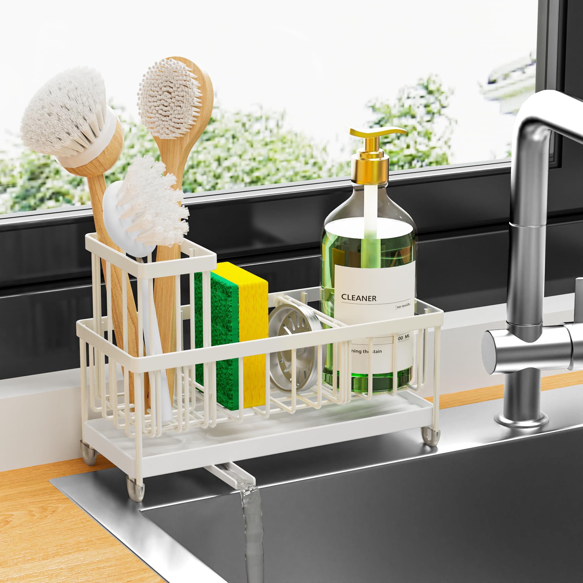 Stainless Steel Sink Caddy & Sponge Holder