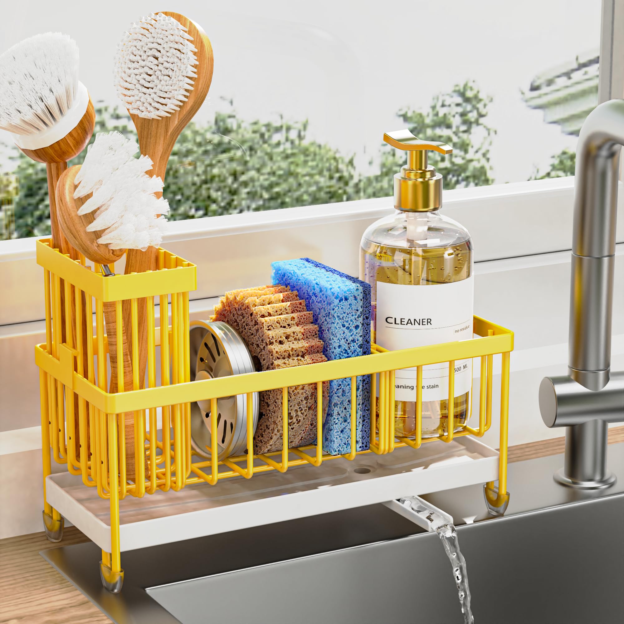 Stainless Steel Sink Caddy & Sponge Holder